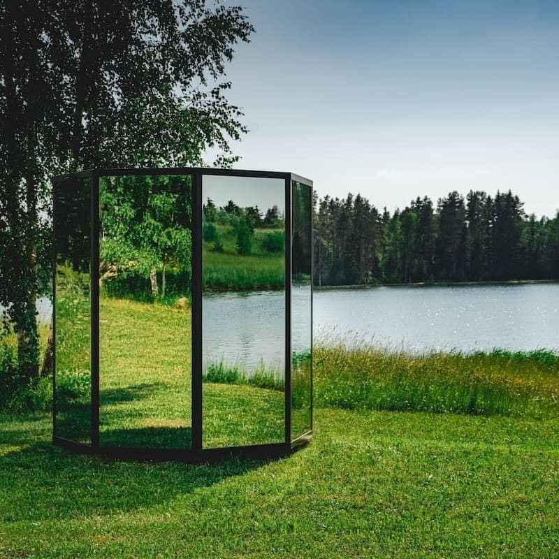 Haljas Hele SINGLE - Glass Luxury 7 Person Outdoor Sauna - The Sauna Store